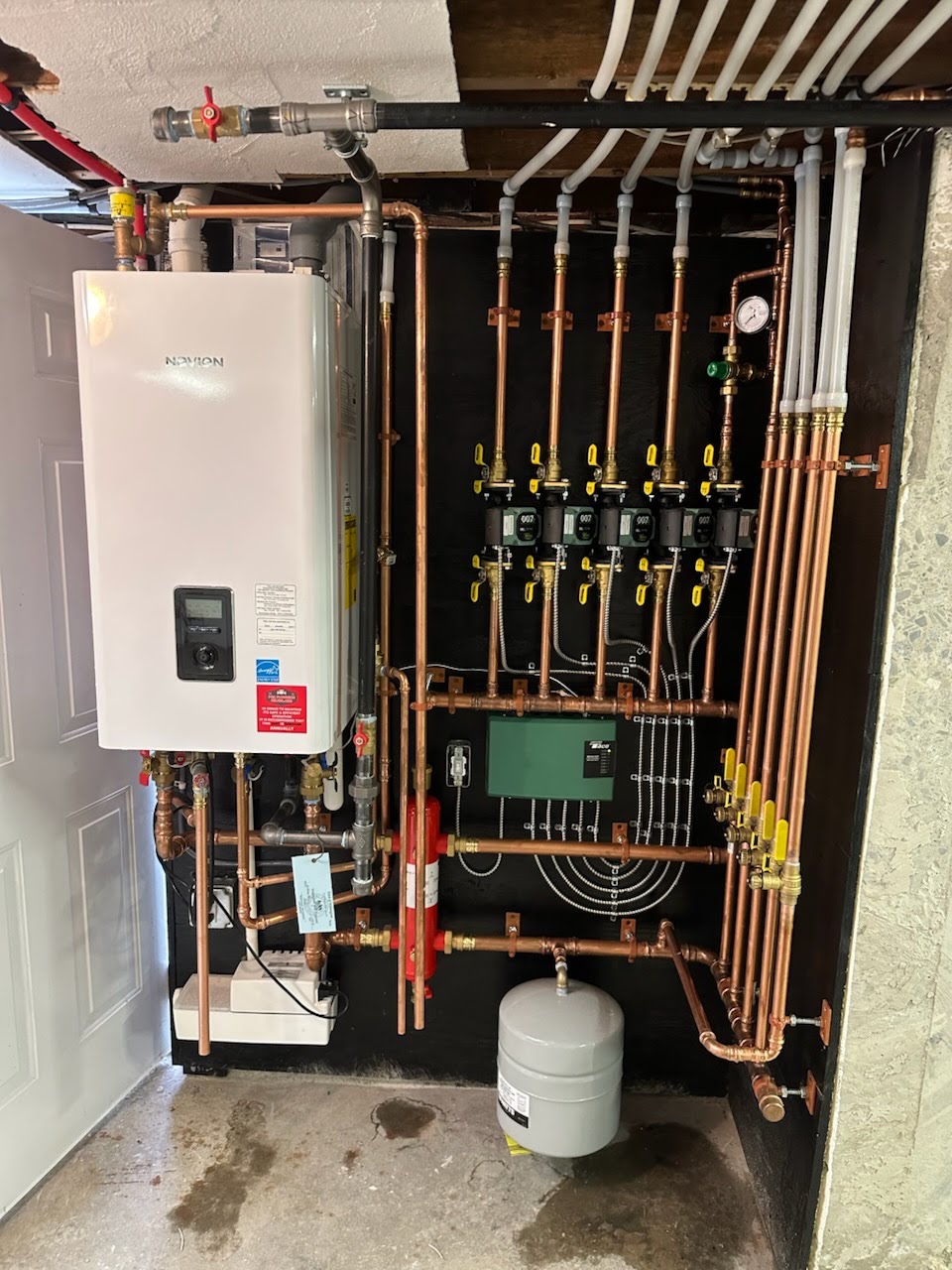 Navien installation with zone control